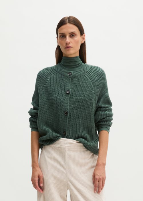 Loose-fitting cardigan — Quiet Pine