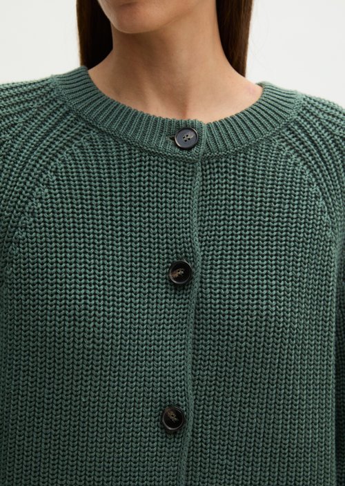 Loose-fitting cardigan — Quiet Pine