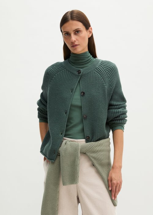 Loose-fitting cardigan — Quiet Pine