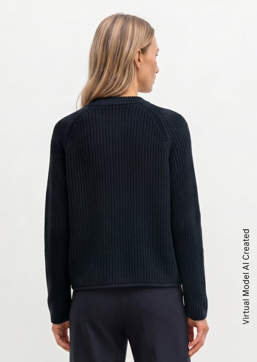 Loose-fitting cardigan — Night Sky