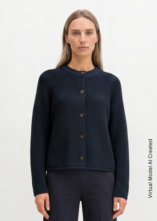 Loose-fitting cardigan — Night Sky