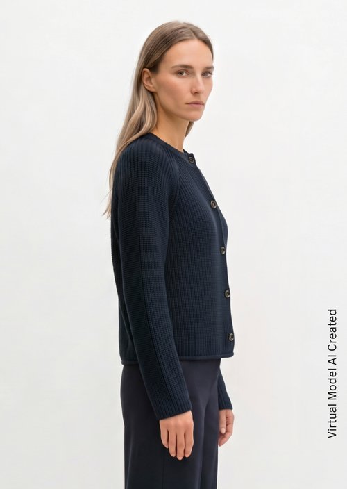 Loose-fitting cardigan — Night Sky