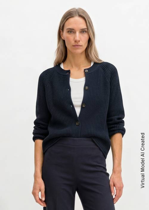 Cardigan ample Night Sky en vue de face