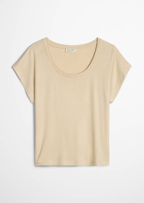 Regular-Fit T-Shirt Light Oat in isolated view without model