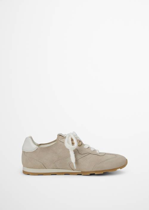 Baskets Modèle Fabiana Linen Beige vue extérieure de la chaussure droite