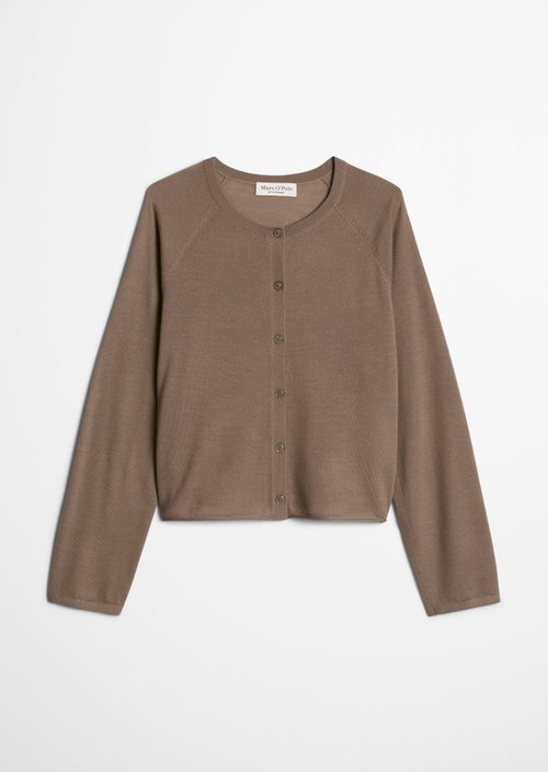 Relaxed cardigan — Stone Taupe