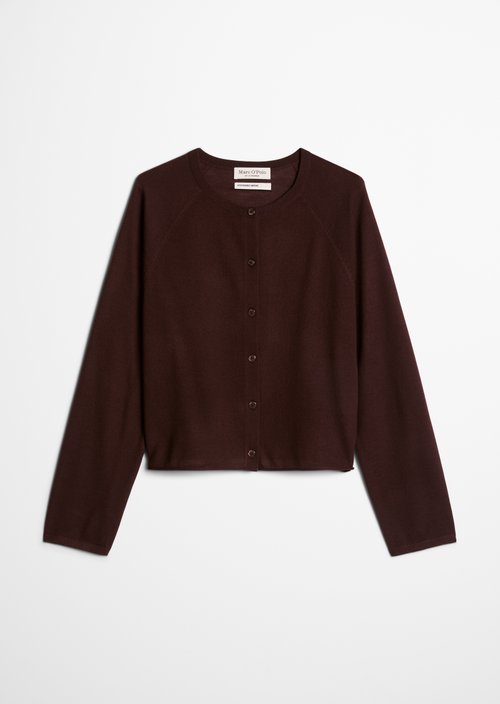 Relaxed cardigan — Black Cherry