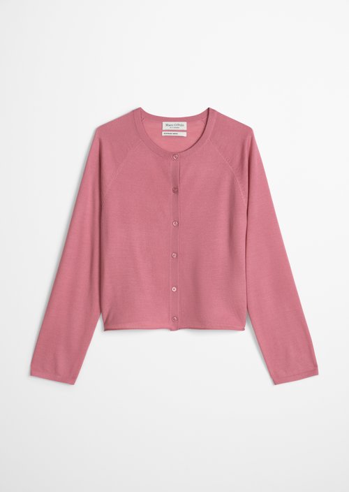 Relaxed cardigan — Berry Rose
