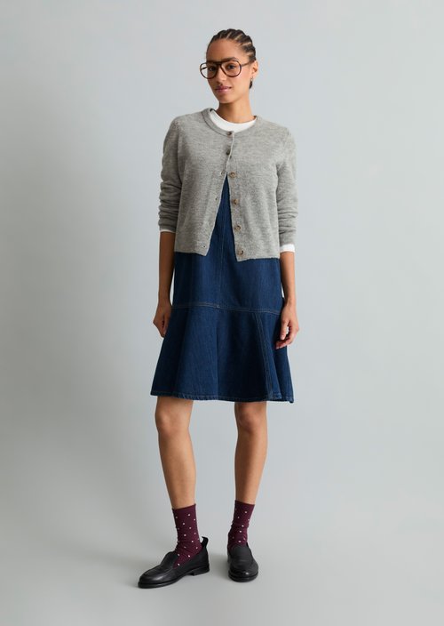 Regular Cardigan — Stone Melange