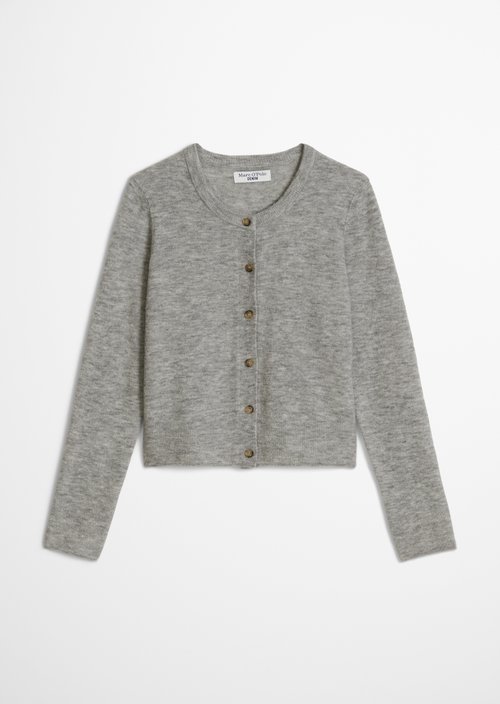 Regular Cardigan — Stone Melange