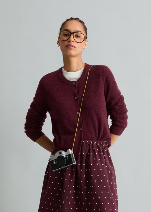 Regular Cardigan — Mahagony Jam