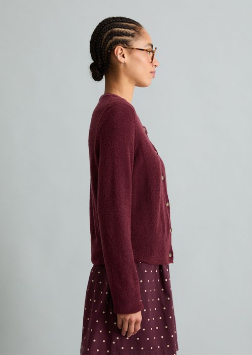 Regular Cardigan — Mahagony Jam