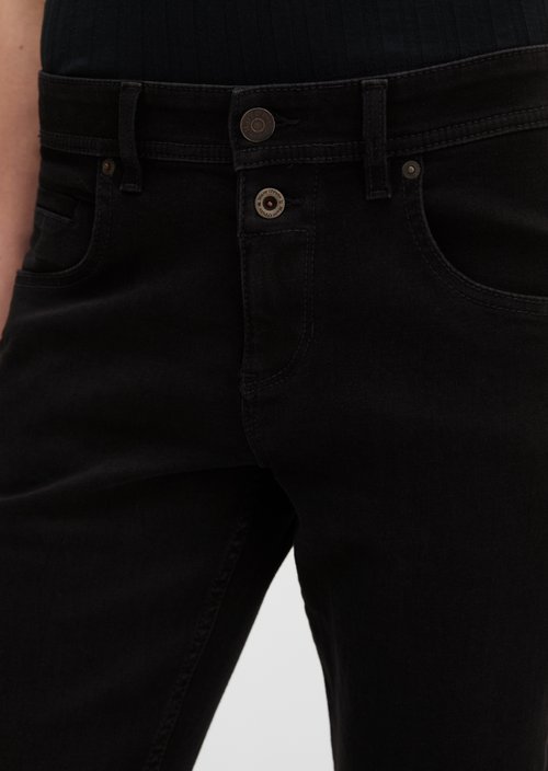 Jeans model Theda boyfriend cropped — Black