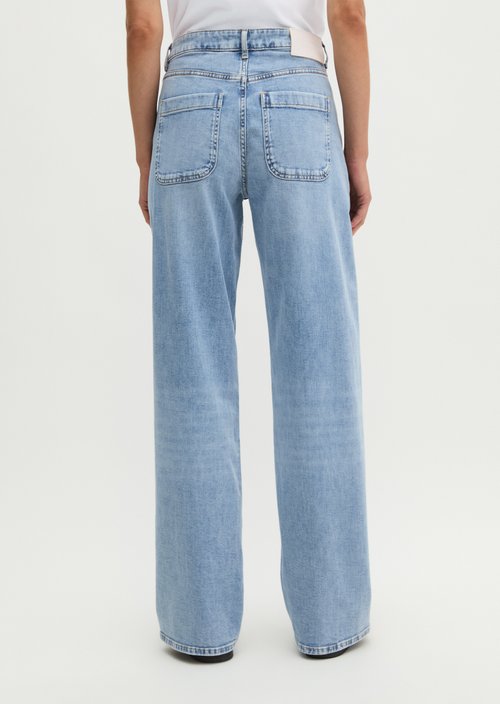 Wide leg jeans — Medium Blue