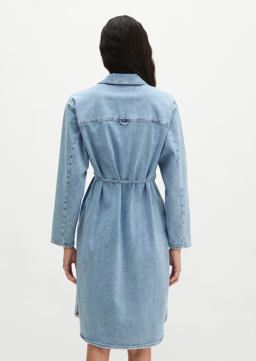 Relaxed denim dress — Medium Blue