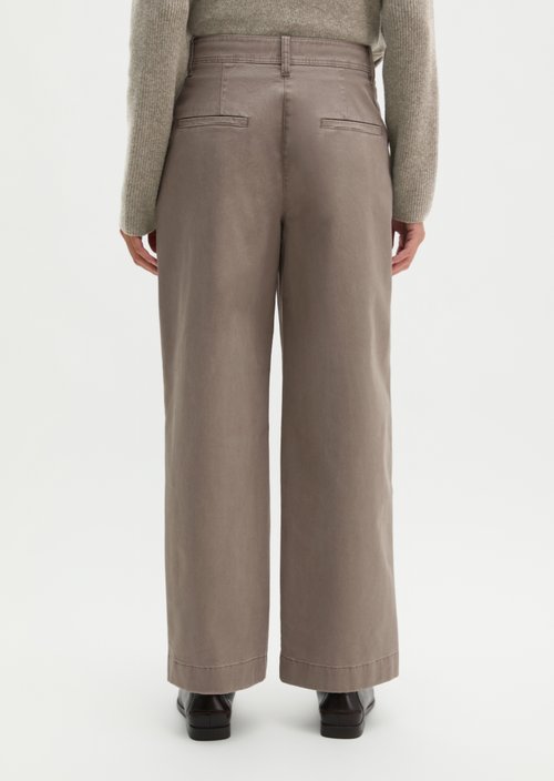 Lande Wide Pants — Stone Taupe