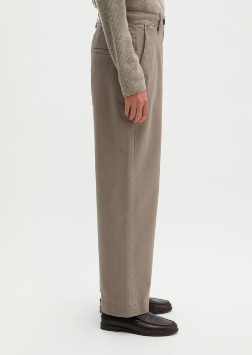 Lande Wide Pants — Stone Taupe