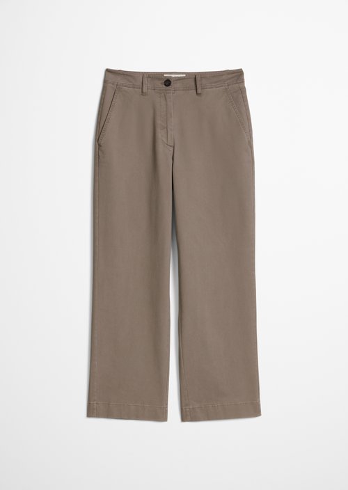 Lande Wide Pants — Stone Taupe