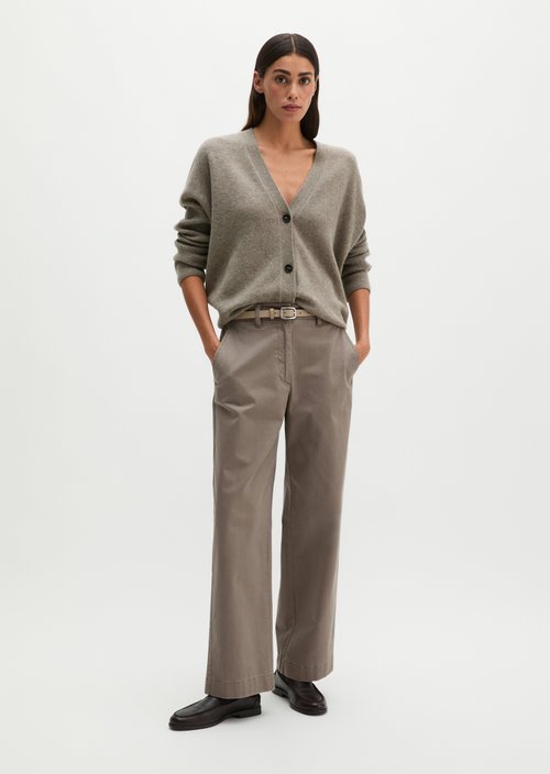 Lande Wide Pants — Stone Taupe