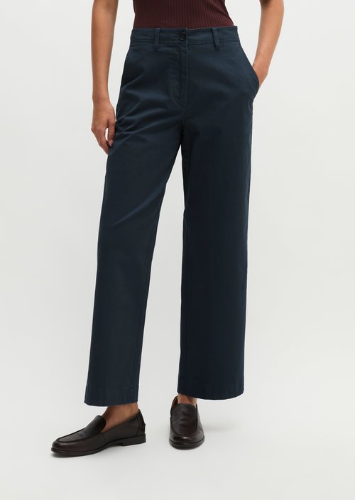 Lande Wide Pants — Martime Blue