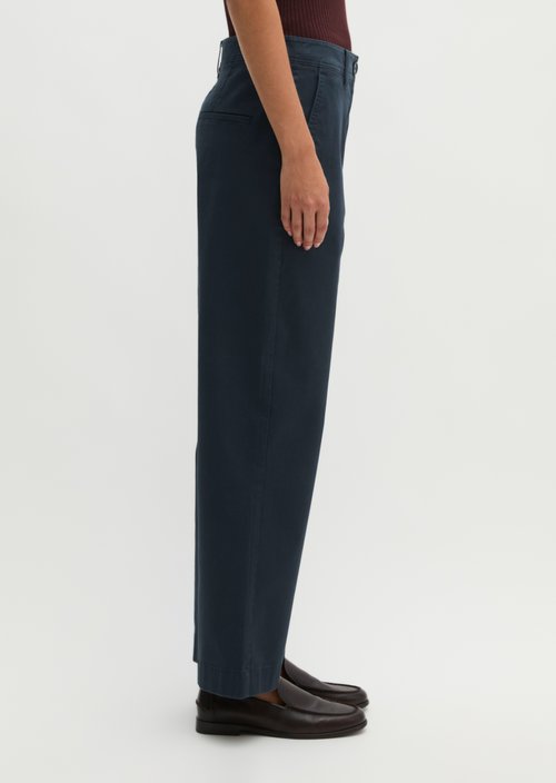 Lande Wide Pants — Martime Blue