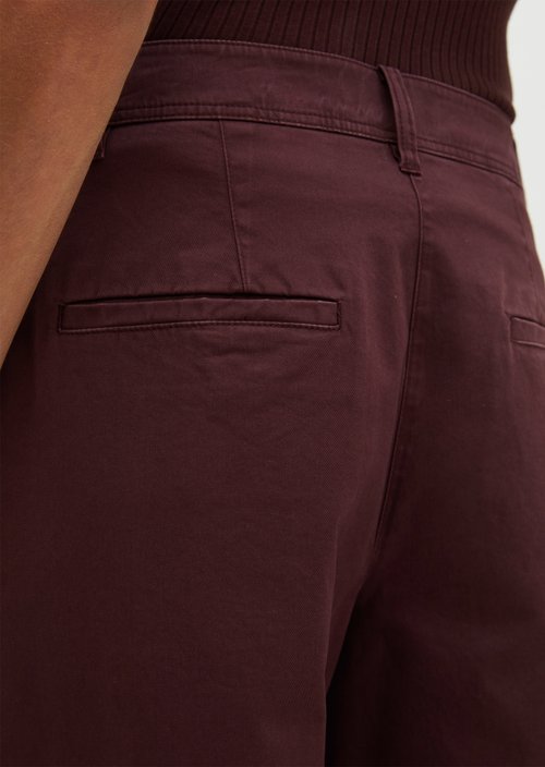Lande Wide Pants — Black Cherry