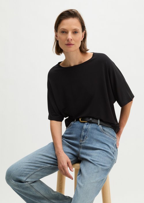 Relaxed T-shirt — Black