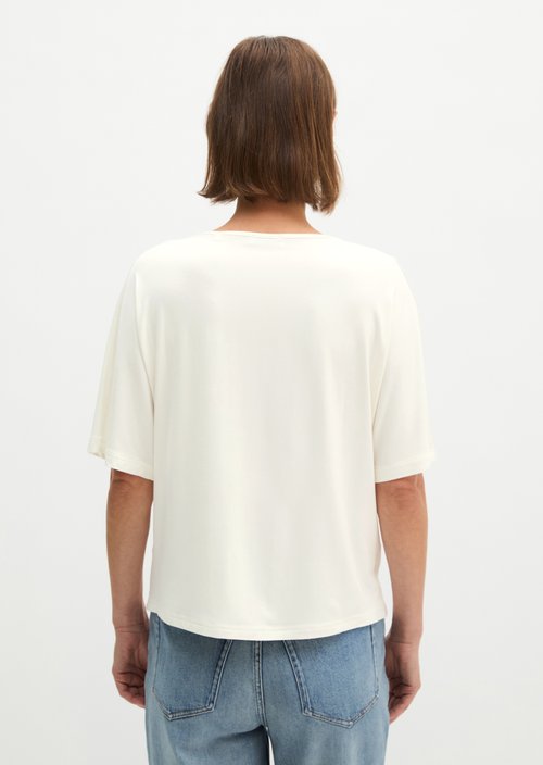 Relaxed T-shirt — White Cotton