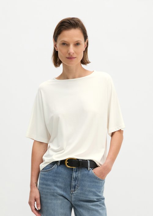 Relaxed T-shirt — White Cotton