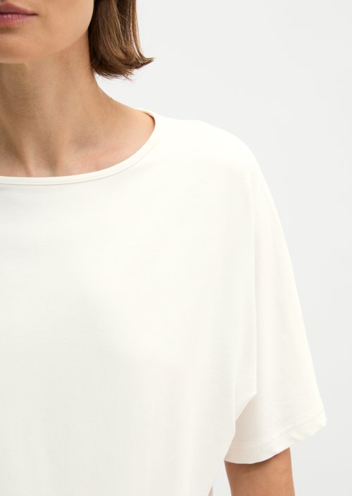 Relaxed T-shirt — White Cotton