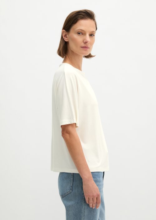 Relaxed T-shirt — White Cotton