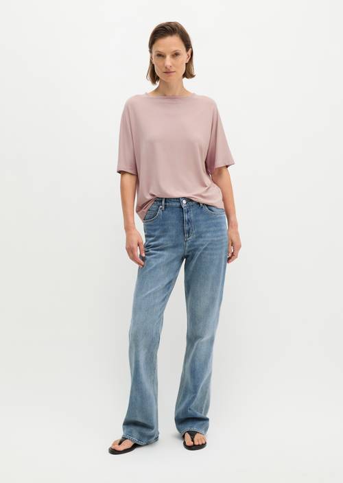 T-shirt relaxed Mild Rose en vue de face