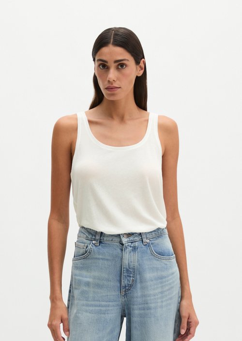 Top regular — White Cotton