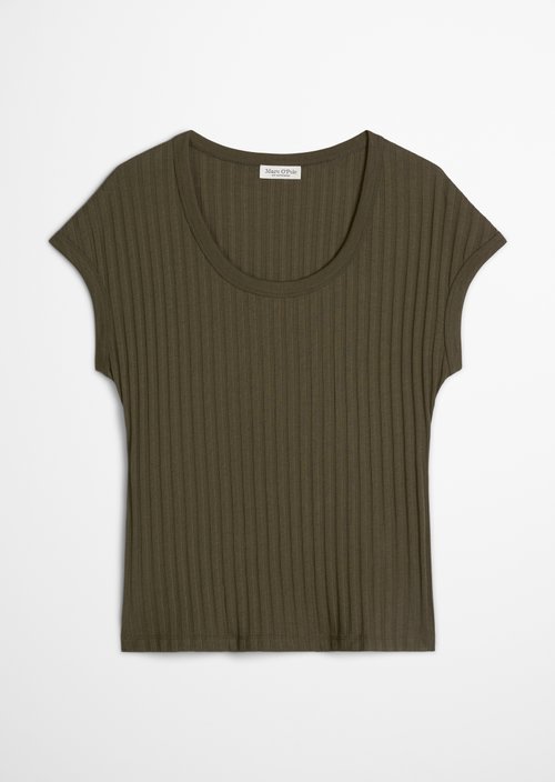 Pointelle T-shirt slim — Mossy Earth