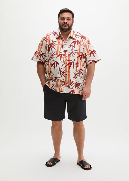 Regular short-sleeved shirt — Medium Red