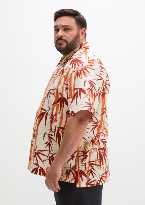 Regular short-sleeved shirt — Medium Red