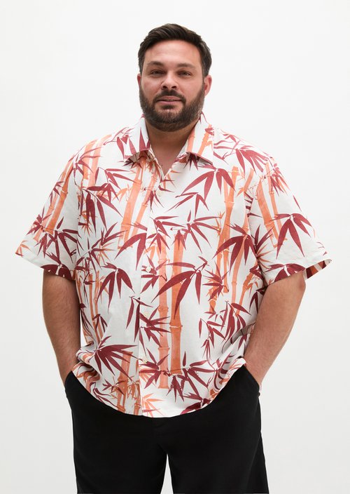 Regular short-sleeved shirt — Medium Red
