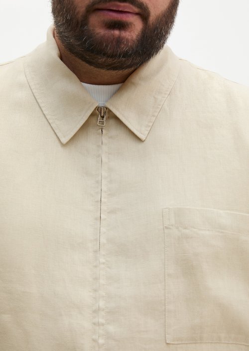 Overshirt — Grey Silk