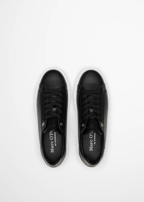 Sneaker Model Cedric Black in Ansicht von oben