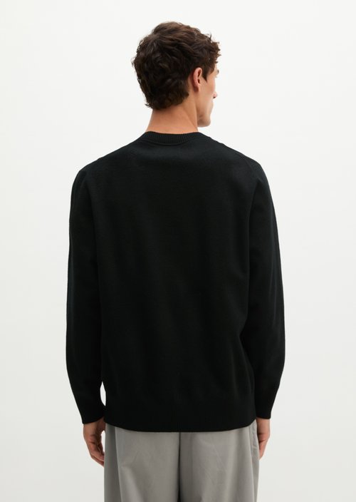 Relaxed-fit Sweater — Black