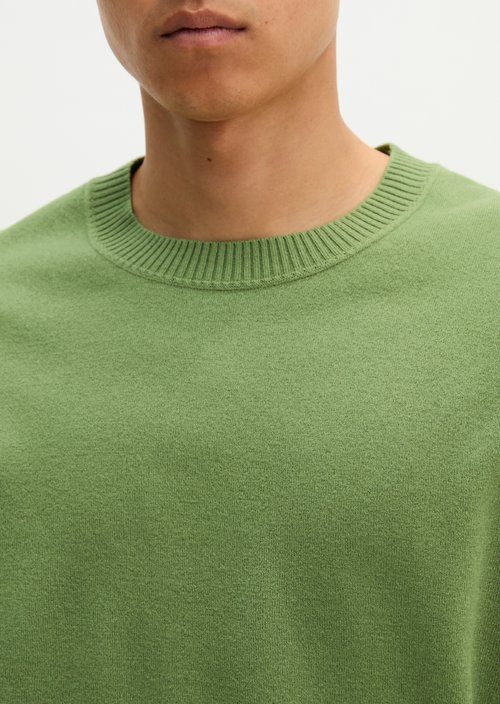 Relaxed-fit Sweater — Forest Dust