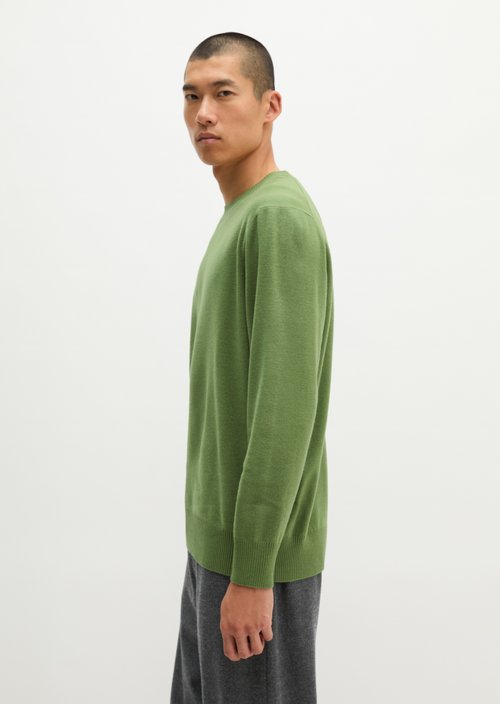Relaxed-fit Sweater — Forest Dust