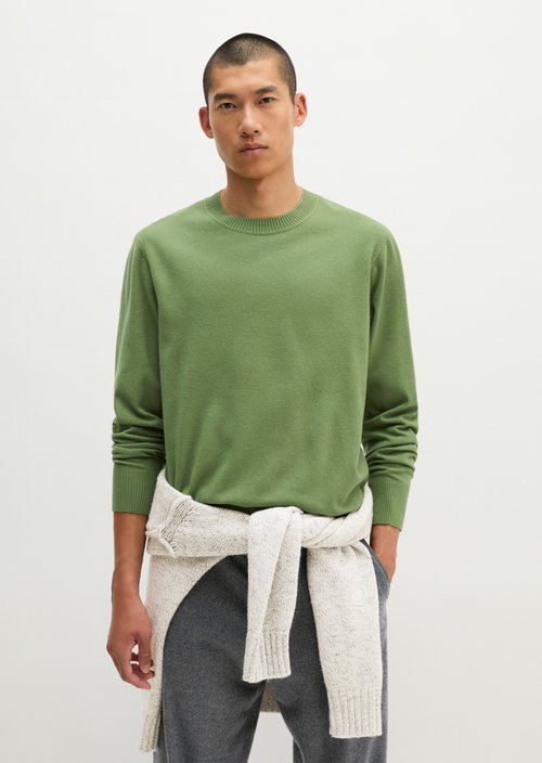 Relaxed-fit Sweater — Forest Dust