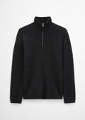 Regular-Fit Tweed Troyer made of a soft sheep's wool blend - gray
