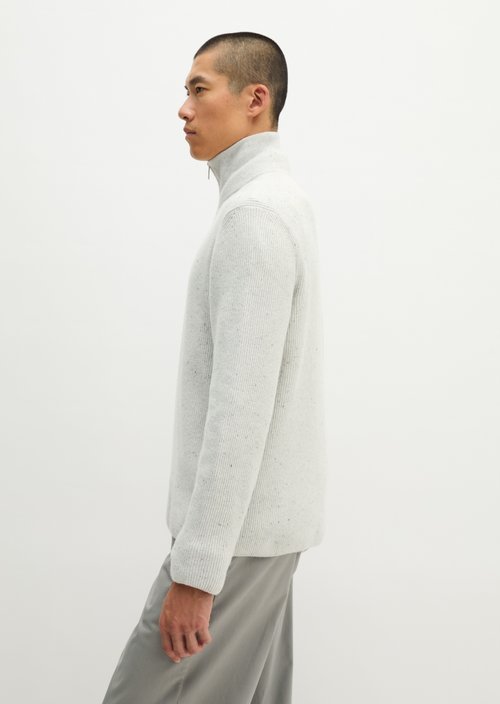 Regular-Fit Tweed Troyer — Frozen Veil