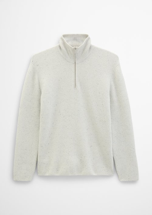 Regular-Fit Tweed Troyer — Frozen Veil