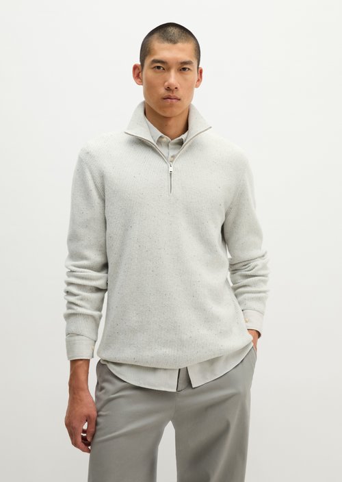 Regular-Fit Tweed Troyer — Frozen Veil