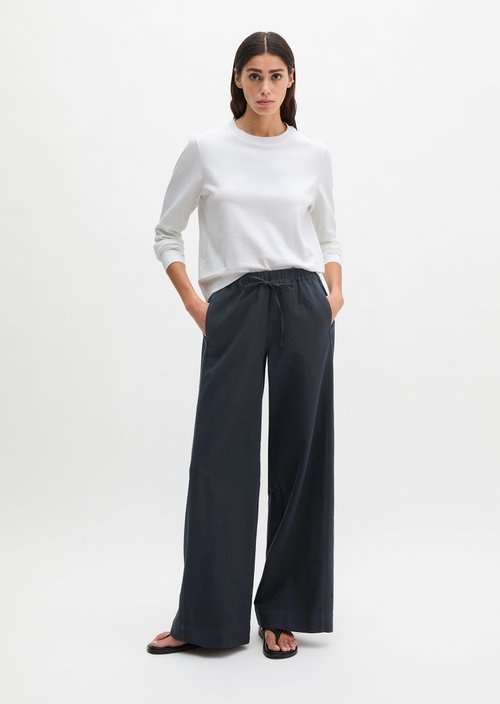 Longlseeve relaxed — White