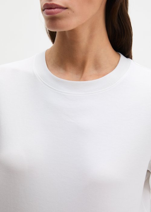 Longlseeve relaxed — White