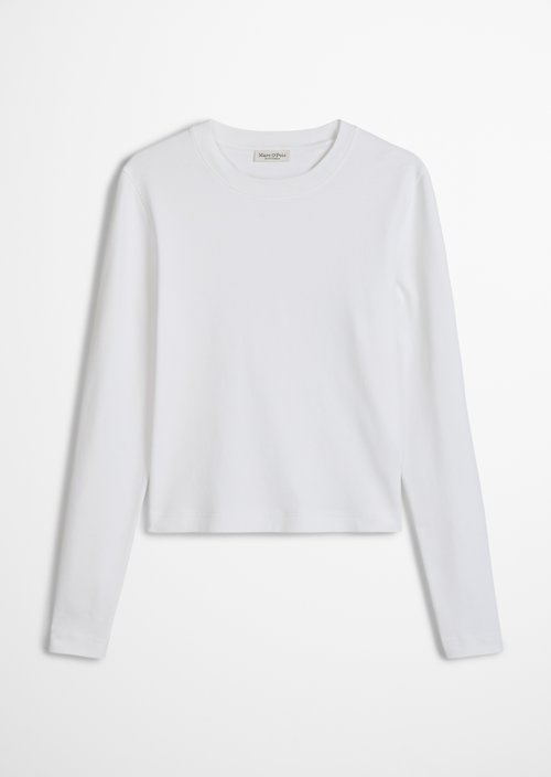 Longlseeve relaxed — White